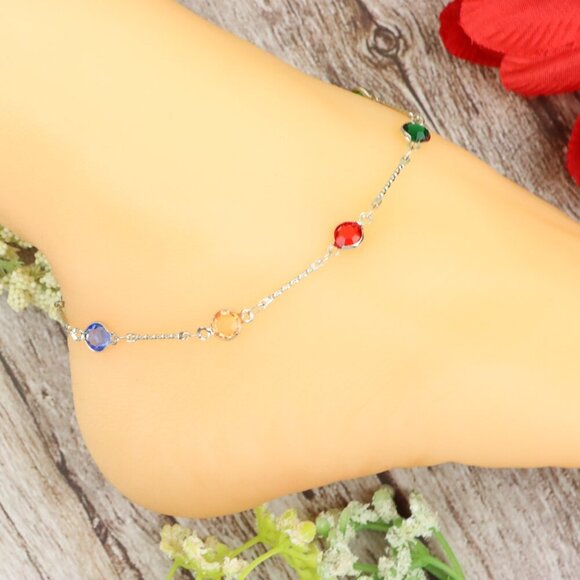 Dainty Anklet for Women – Elegant Everyday Jewelry & Perfect Gift | MLCRC1076 - Picture 1 of 10